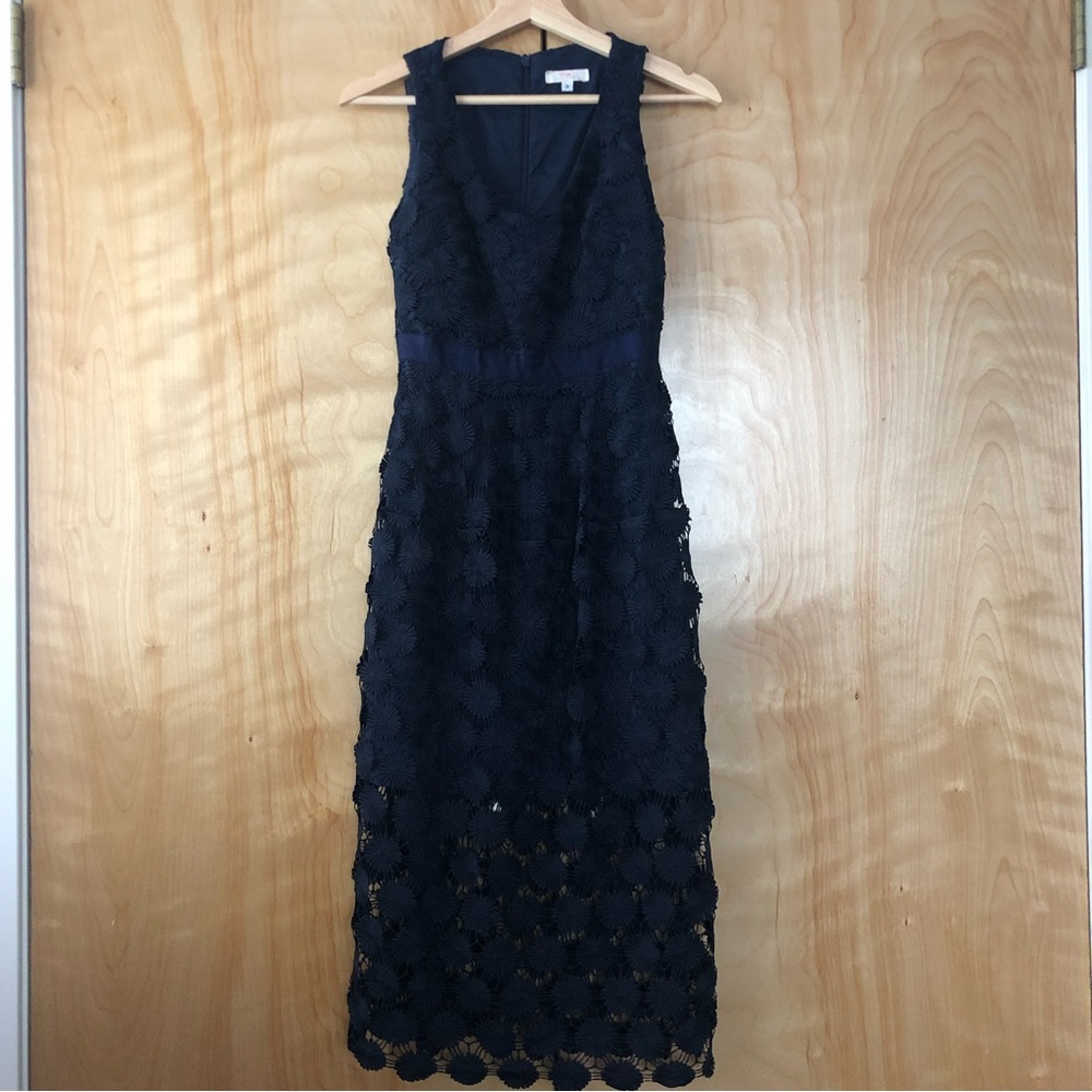 Trina Turk Navy Lace Dress